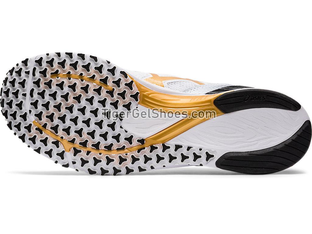 Asics TARTHEREDGE White/Pure Gold 1011A544-101 Mens Running Shoes