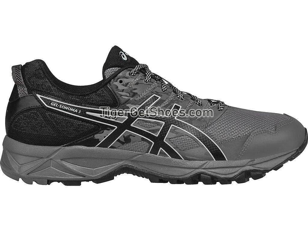 Asics GEL-Sonoma 3 (4E) Carbon/Black/Midgrey T725N-9790 Mens Trail Running Shoes