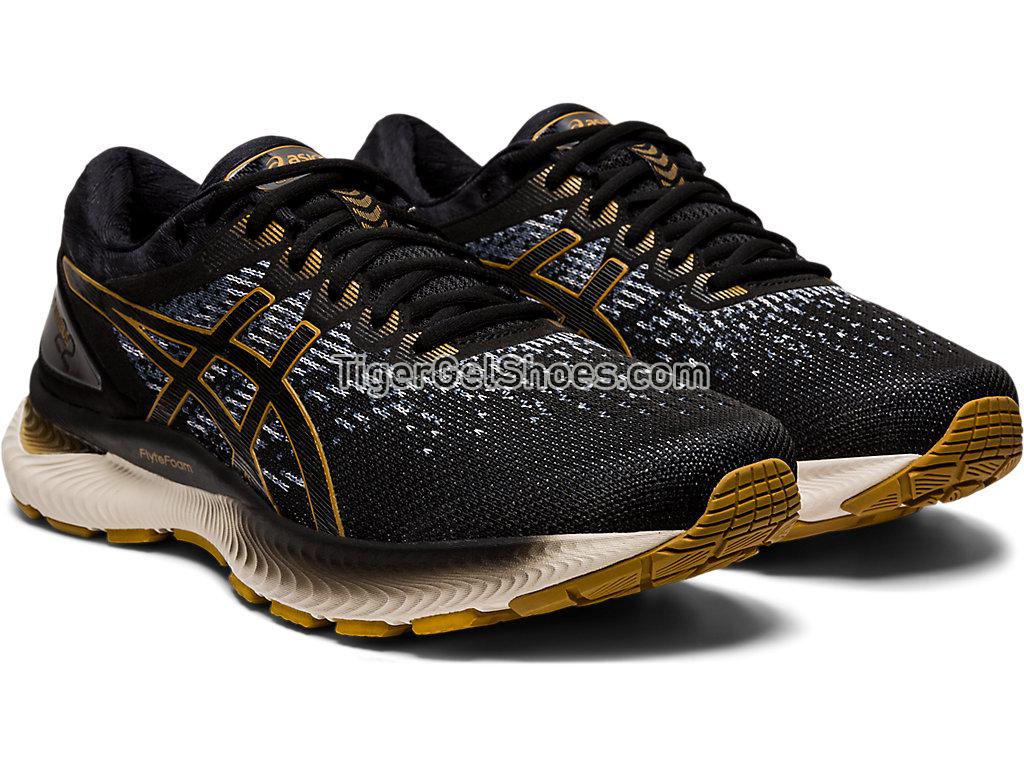 Asics GEL-NIMBUS 22 Knit Black/Black 1011A794-001 Mens Running Shoes
