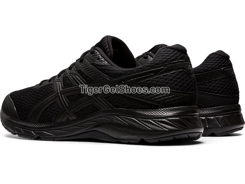 Asics GEL-CONTEND 6 Black/Black 1011A667-002 Mens Running Shoes