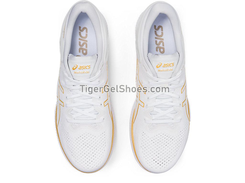 Asics METARIDE White/Pure Gold 1011A142-100 Mens Running Shoes