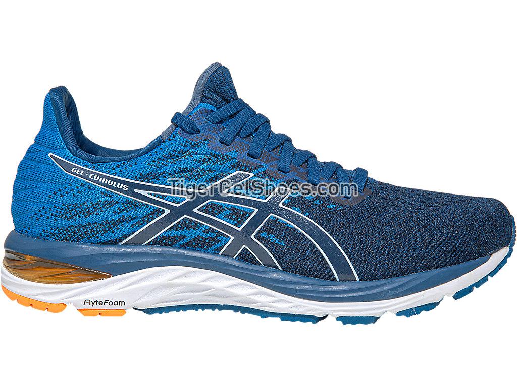Asics GEL-CUMULUS 21 Mako Blue/White 1011A809-400 Mens Running Shoes