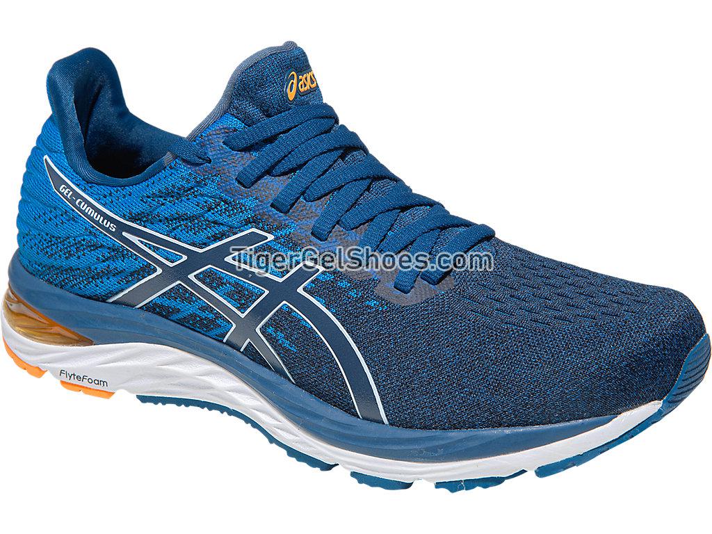 Asics GEL-CUMULUS 21 Mako Blue/White 1011A809-400 Mens Running Shoes