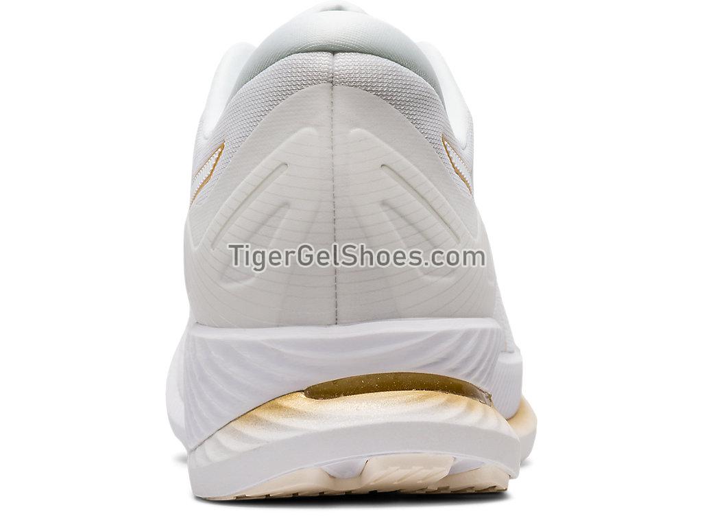 Asics GLIDERIDE White/Pure Gold 1011A817-100 Mens Running Shoes