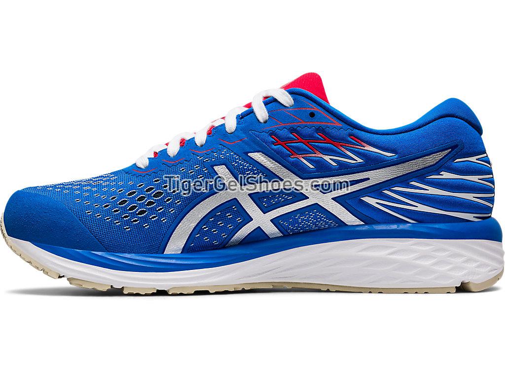 Asics GEL-Cumulus 21 Retro Tokyo Electric Blue/White 1011A787-400 Mens Running Shoes