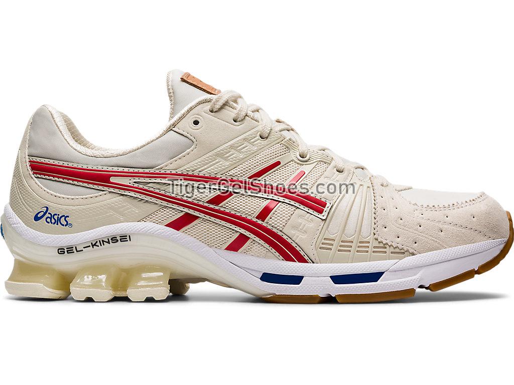 Asics GEL-KINSEI OG RETRO TOKYO Birch/Classic Red 1021A293-200 GEL Mens Womens Shoes