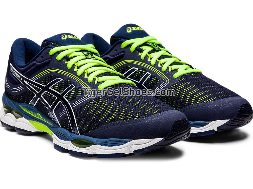 Asics GEL-ZIRUSS 3 Peacoat/Safety Yellow 1011A552-402 Mens Running Shoes