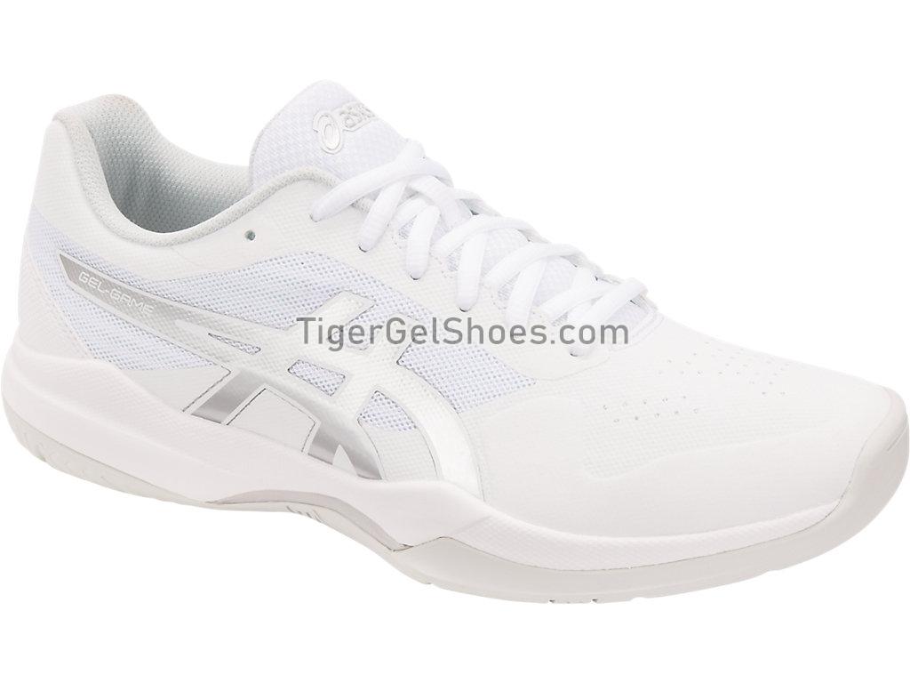 Asics GEL-GAME 7 White/Silver 1041A042-104 Mens Tennis Shoes