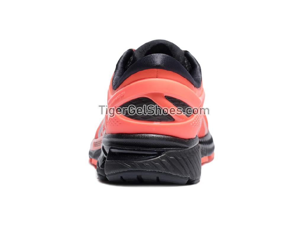 Asics GEL-KAYANO 26 Flash Coral/Orange/Black 1011A536-700 Mens Running Shoes