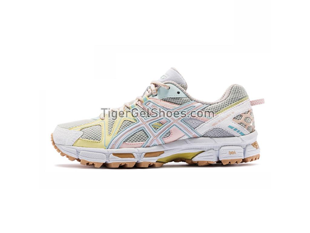 Asics GEL-KAHANA 8 Grey/Pink/Yellow/Blue/White 1012A978-020 Womens Trail Running Shoes