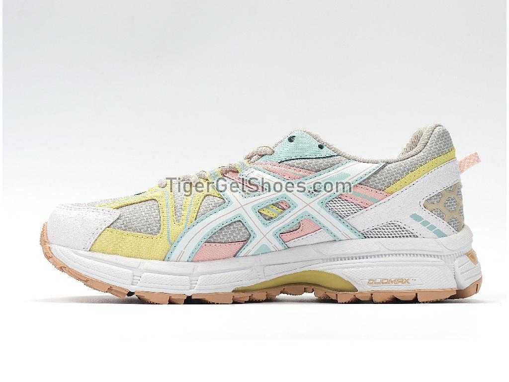 Asics GEL-KAHANA 8 Grey/Pink/Yellow/Blue/White 1012A978-020 Womens Trail Running Shoes