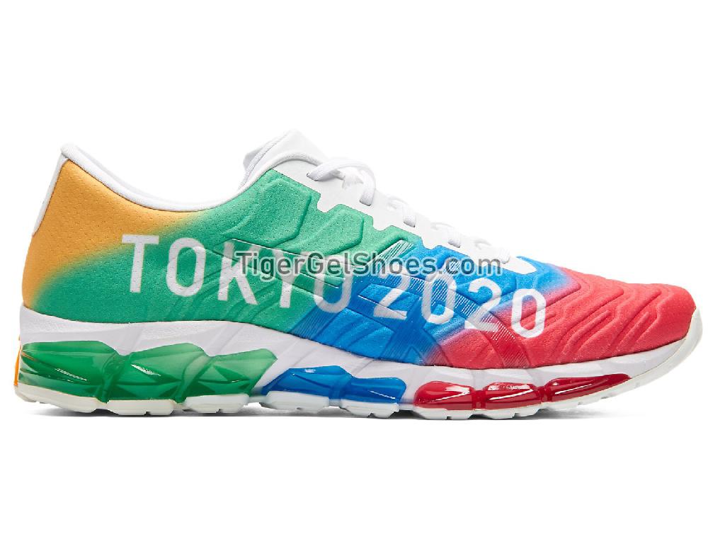 Asics GEL-QUANTUM 360 5 TOKYO 2020 Green/Red/Blue/Yellow/White 1021A246-960 Mens Running Shoes
