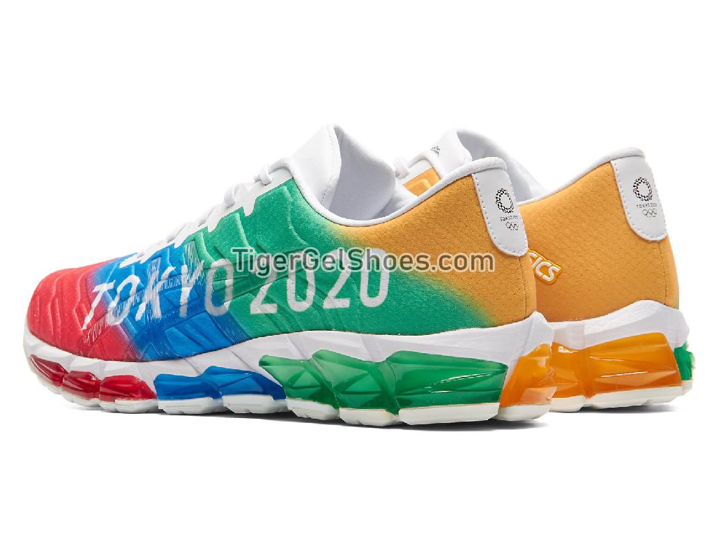 Asics GEL-QUANTUM 360 5 TOKYO 2020 Green/Red/Blue/Yellow/White 1021A246-960 Mens Running Shoes