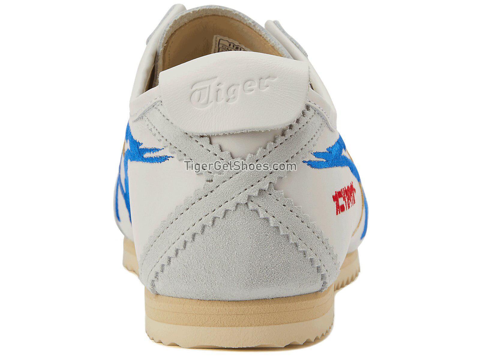 Onitsuka Tiger Mexico 66 Deluxe White/Directoire Blue/Gold 1181A119-101 Mens Womens Shoes