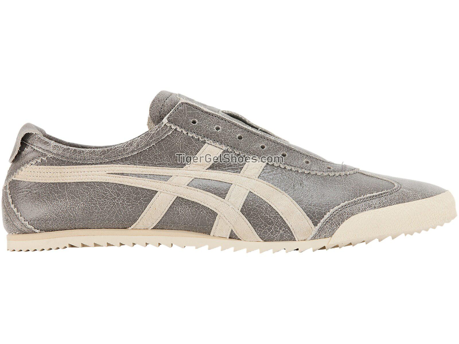 Onitsuka Tiger Mexico 66 SLIP-ON Deluxe Light Grey/Slight White THL504-1399 Mens Womens Shoes