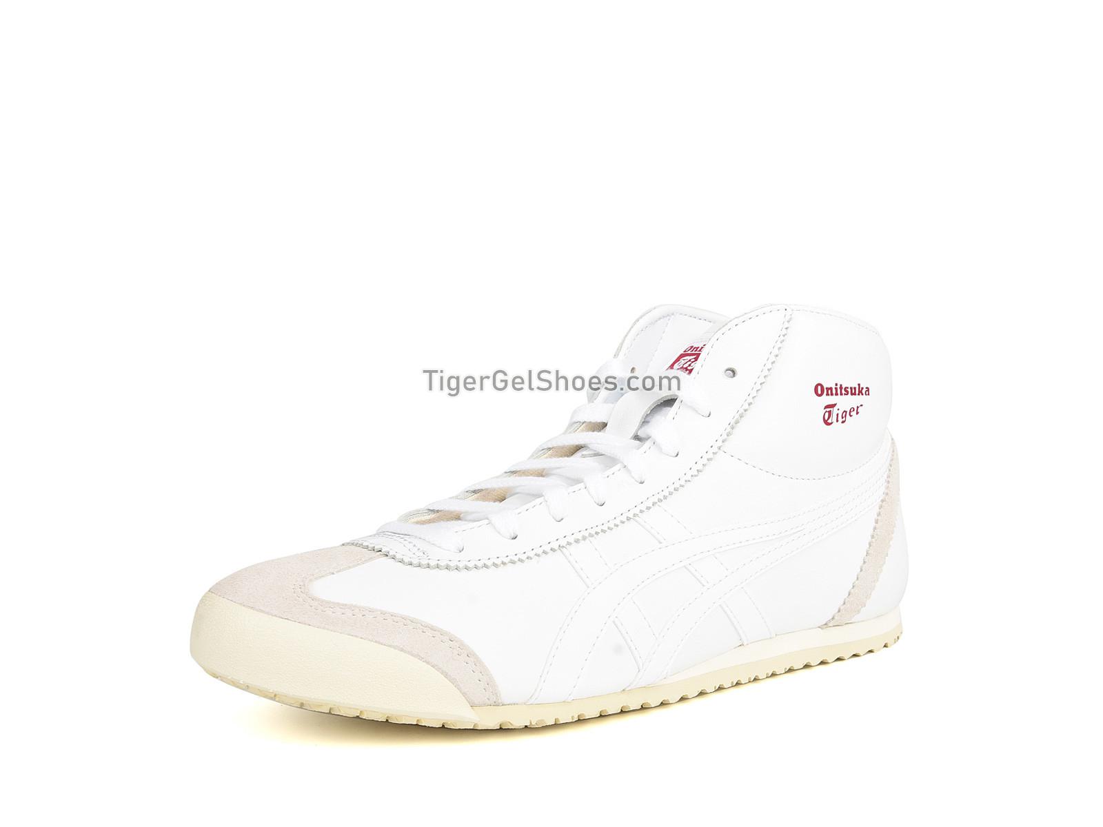Onitsuka Tiger Mexico 66 Mid-Runner White/Birch HL328-0102 Mens Womens Shoes