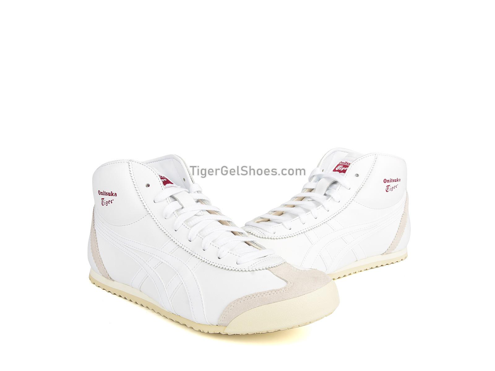 Onitsuka Tiger Mexico 66 Mid-Runner White/Birch HL328-0102 Mens Womens Shoes