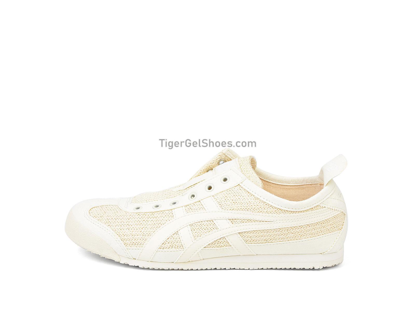 Onitsuka Tiger Mexico 66 SLIP-ON Cream/Cream 1182A046-101 Mens Womens Shoes