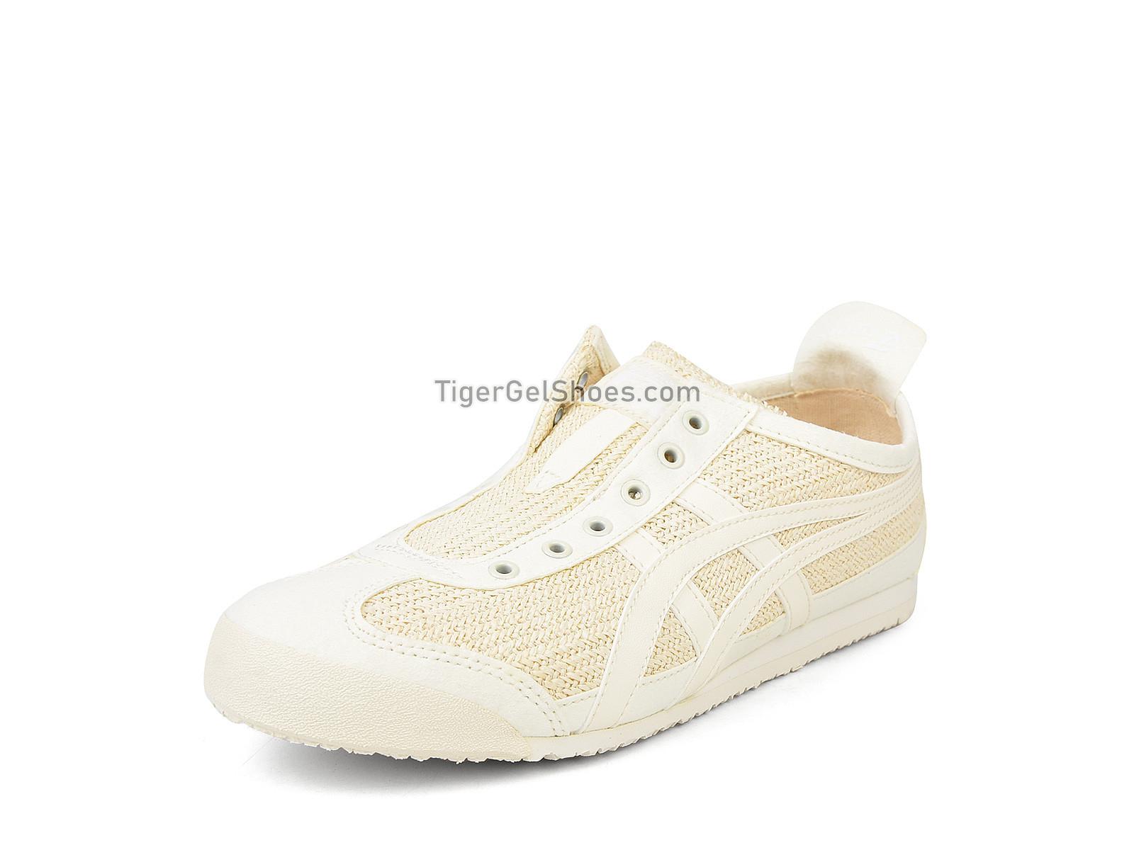 Onitsuka Tiger Mexico 66 SLIP-ON Cream/Cream 1182A046-101 Mens Womens Shoes