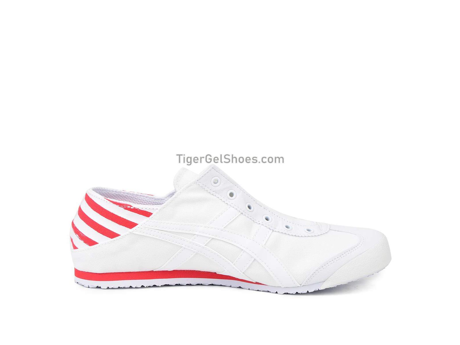 Onitsuka Tiger Mexico 66 PARATY White/Red Red 1183A339-101 Mens Womens Shoes