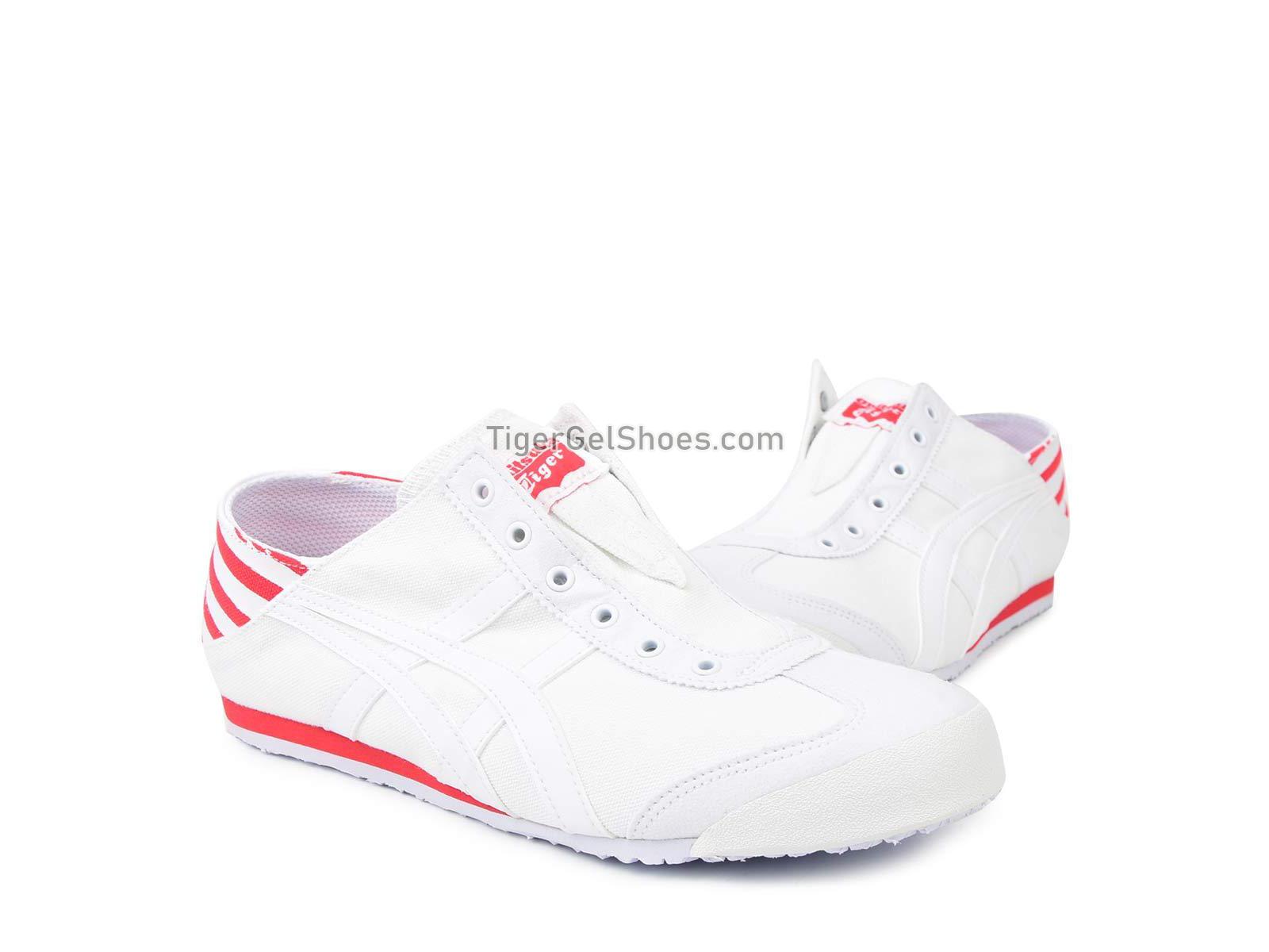 Onitsuka Tiger Mexico 66 PARATY White/Red Red 1183A339-101 Mens Womens Shoes