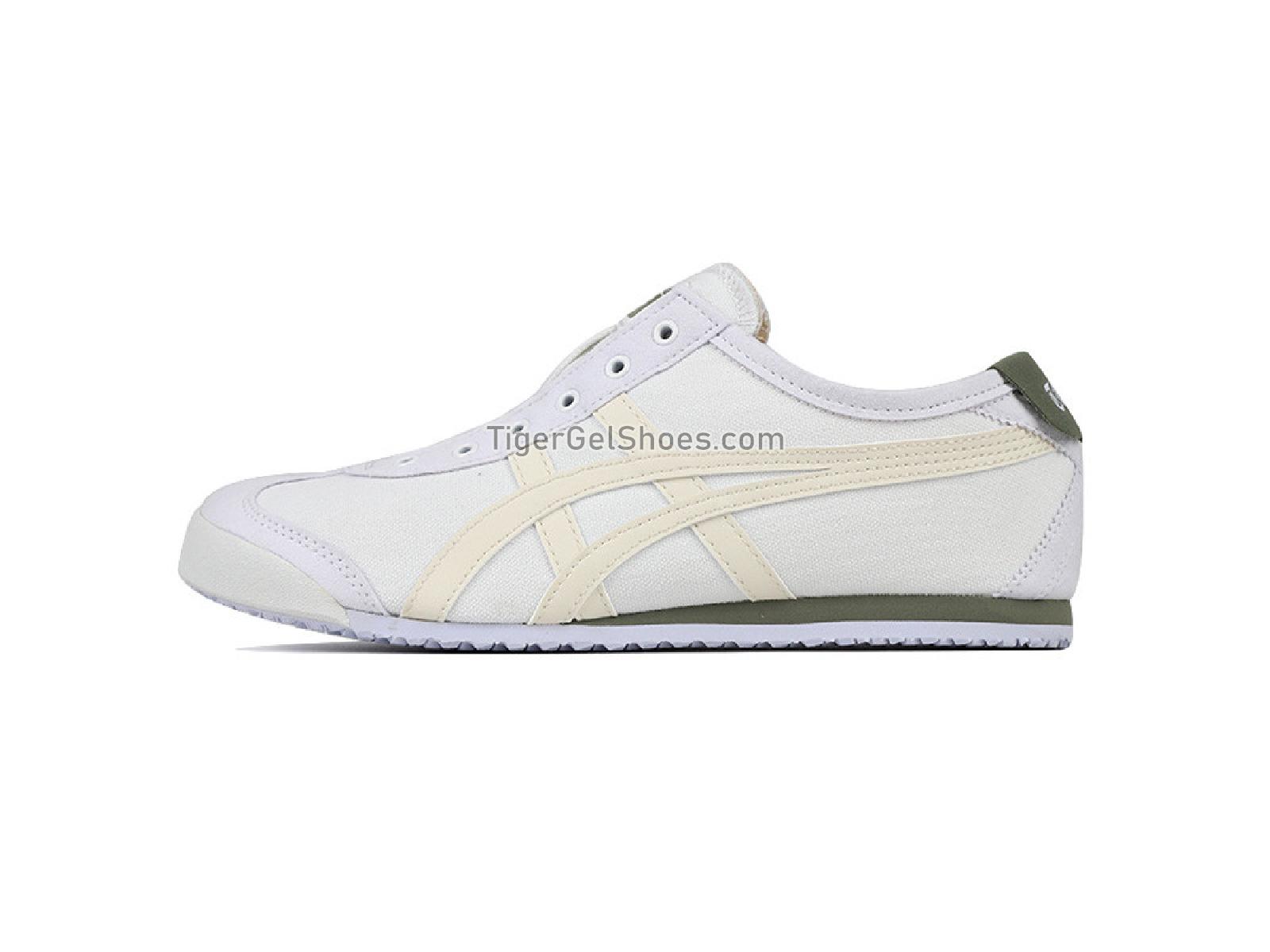 Onitsuka Tiger Mexico 66 SLIP-ON WHITE/BIRCH 1183A360-104 Mens Womens Shoes