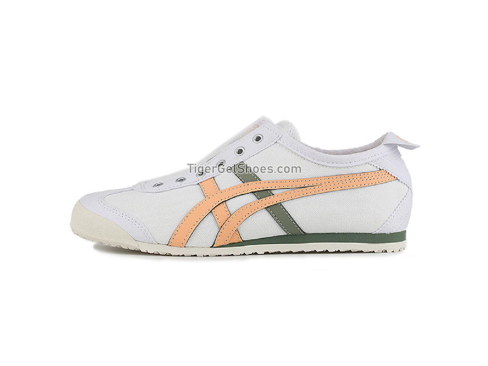Onitsuka Tiger Mexico 66 SLIP-ON WHITE/SUMMER DUNE 1183A360-106 Mens Womens Shoes