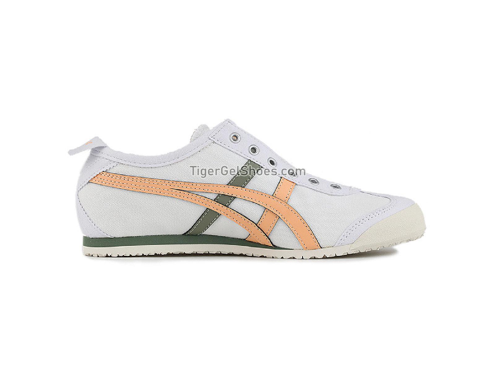 Onitsuka Tiger Mexico 66 SLIP-ON WHITE/SUMMER DUNE 1183A360-106 Mens Womens Shoes