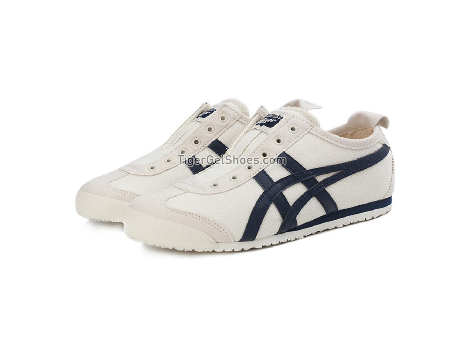 Onitsuka Tiger Mexico 66 SLIP-ON BIRCH/MIDNIGHT 1183A360-205 Mens Womens Shoes