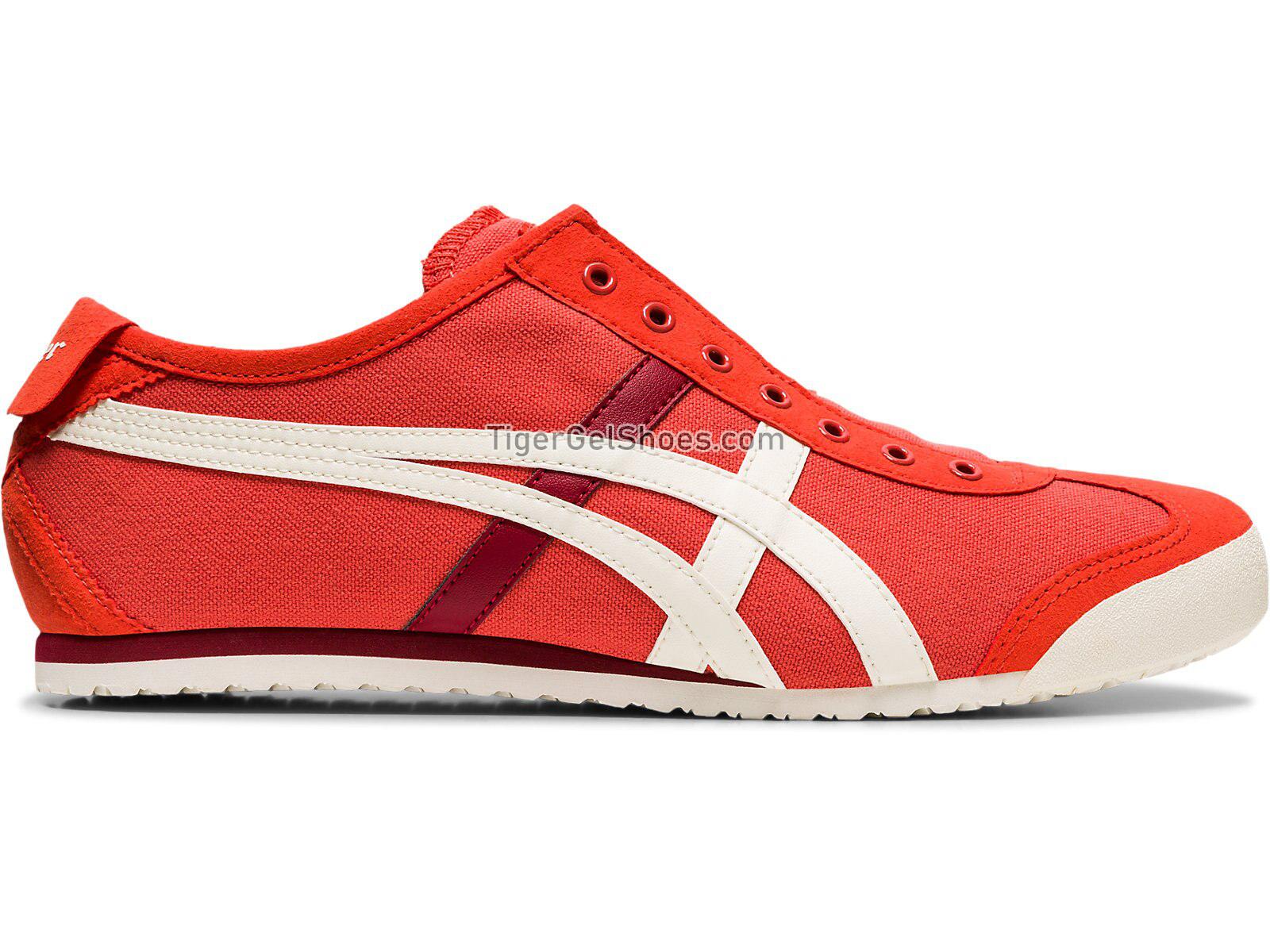 Onitsuka Tiger Mexico 66 SLIP-ON Red Snapper/Birch 1183A360-601 Mens Womens Shoes