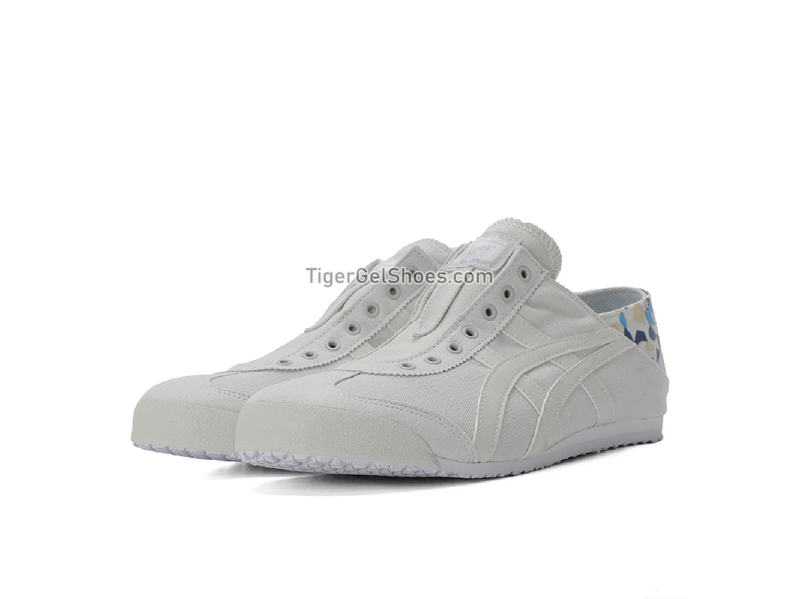 Onitsuka Tiger Mexico 66 SLIP-ON GLACIER GREY/GLACIER GREY 1183A388-020 Mens Womens Shoes
