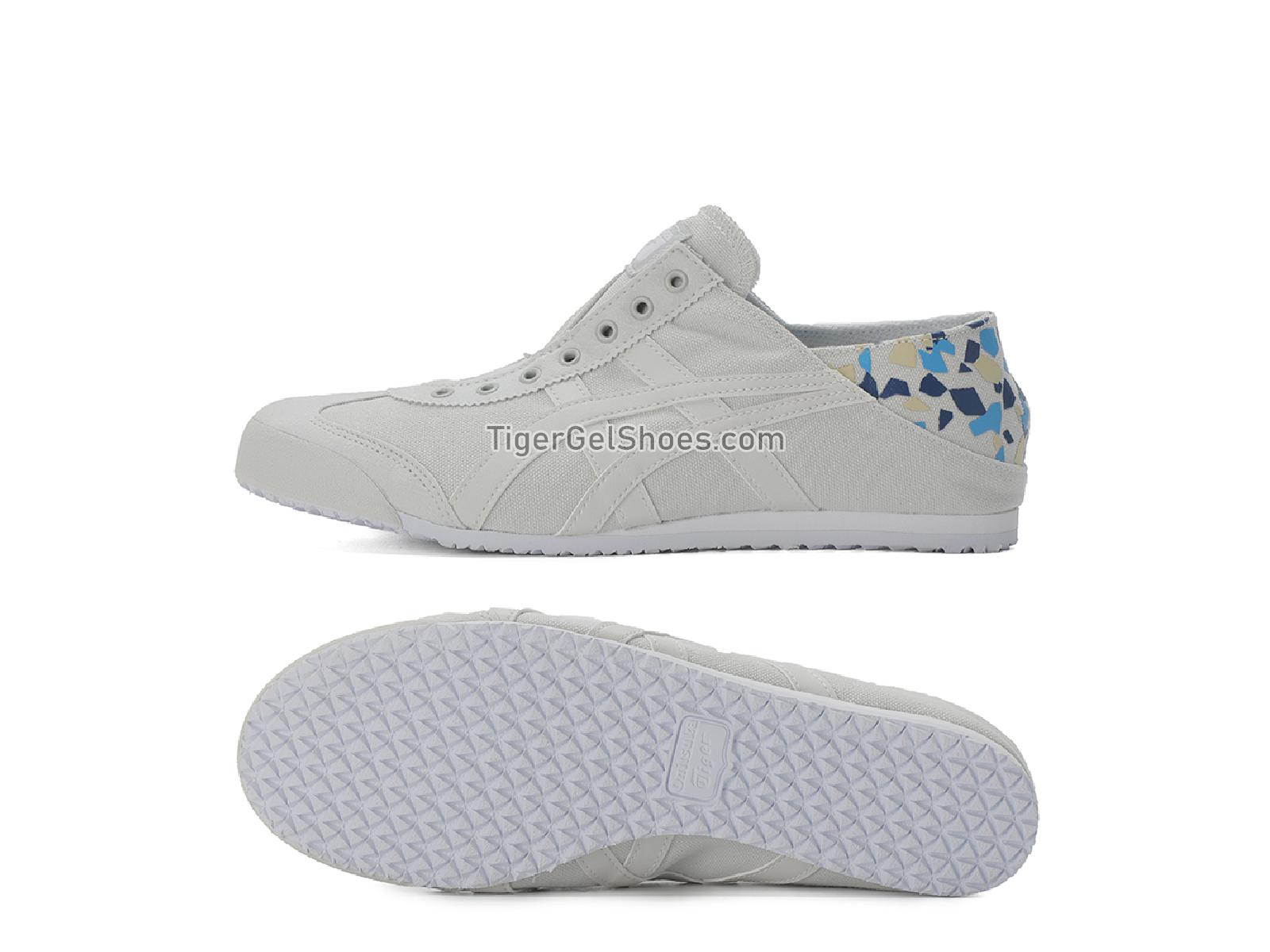 Onitsuka Tiger Mexico 66 SLIP-ON GLACIER GREY/GLACIER GREY 1183A388-020 Mens Womens Shoes