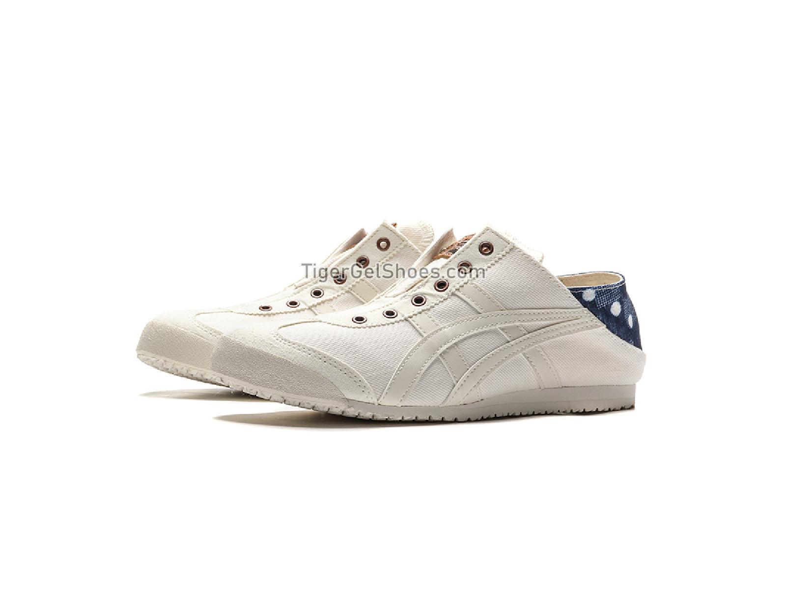 Onitsuka Tiger Mexico 66 PARATY CREAM/NAVY 1183A464-100 Mens Womens Shoes