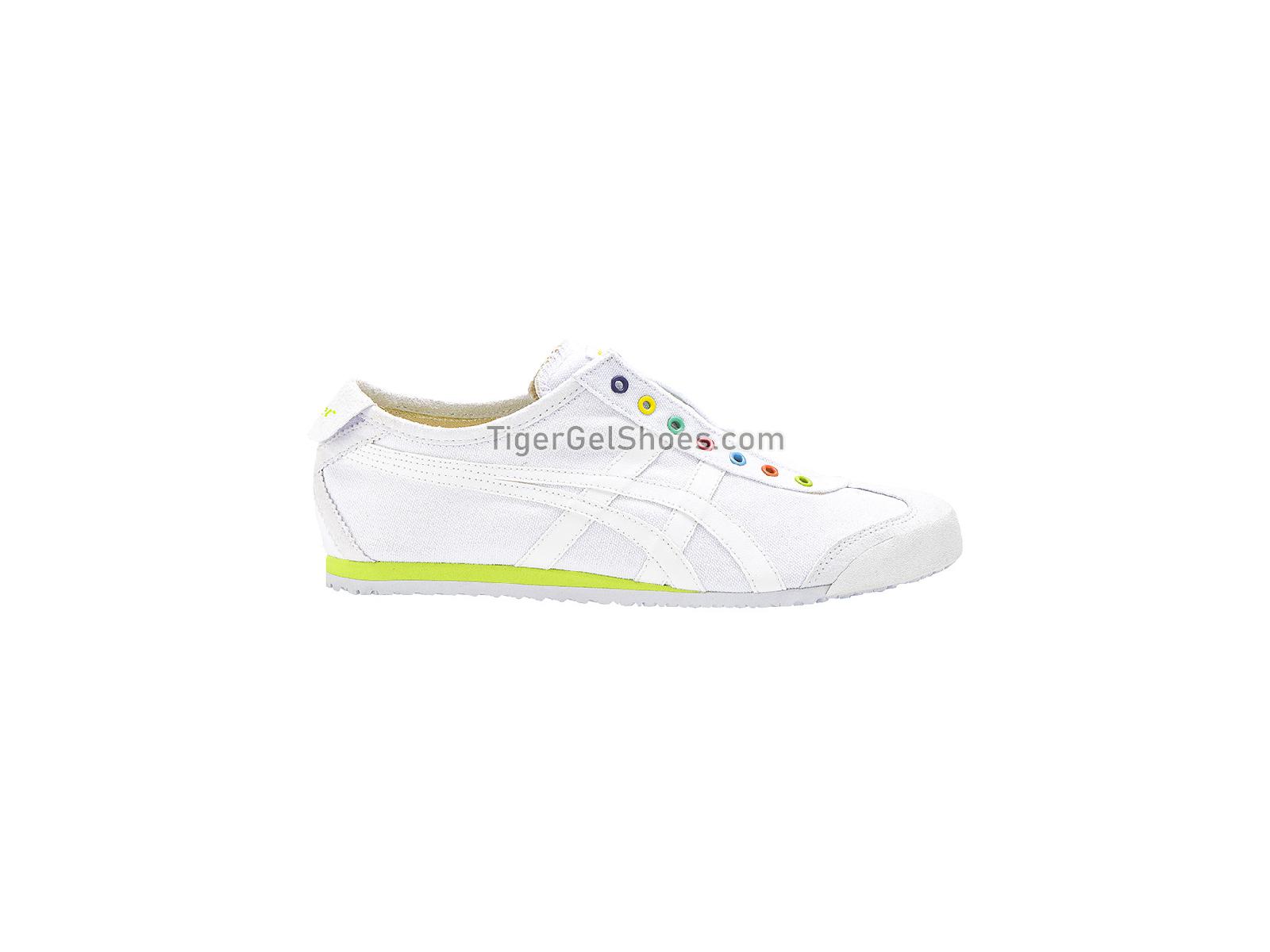 Onitsuka Tiger Mexico 66 SLIP-ON White/Green Green1183A540-102 Mens Womens Shoes