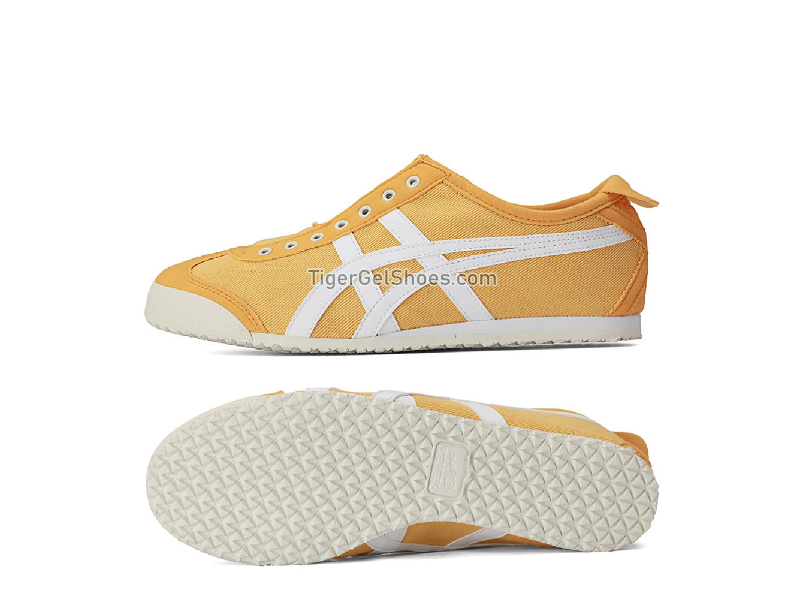 Onitsuka Tiger Mexico 66 SLIP-ON Tiger Yellow/White 1183A580-751 Mens Womens Shoes
