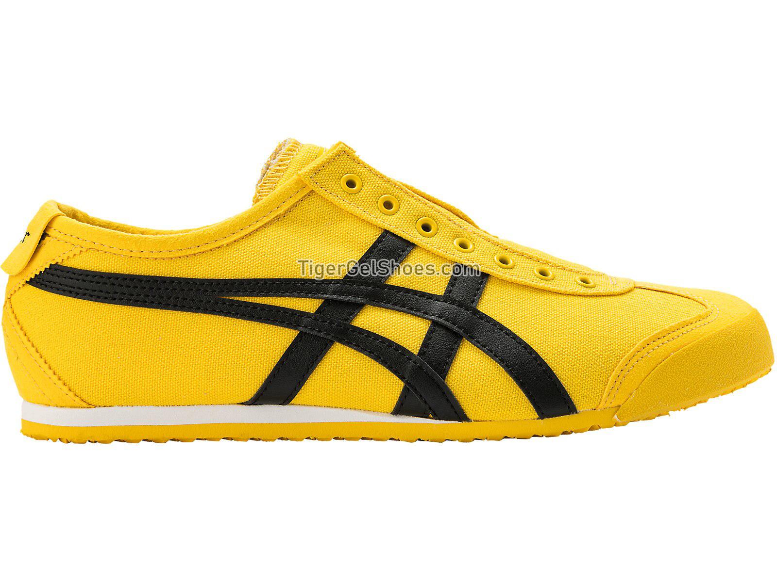 Onitsuka Tiger Mexico 66 SLIP-ON Tiger Yellow/Black 1183A746-750 Mens Womens Shoes
