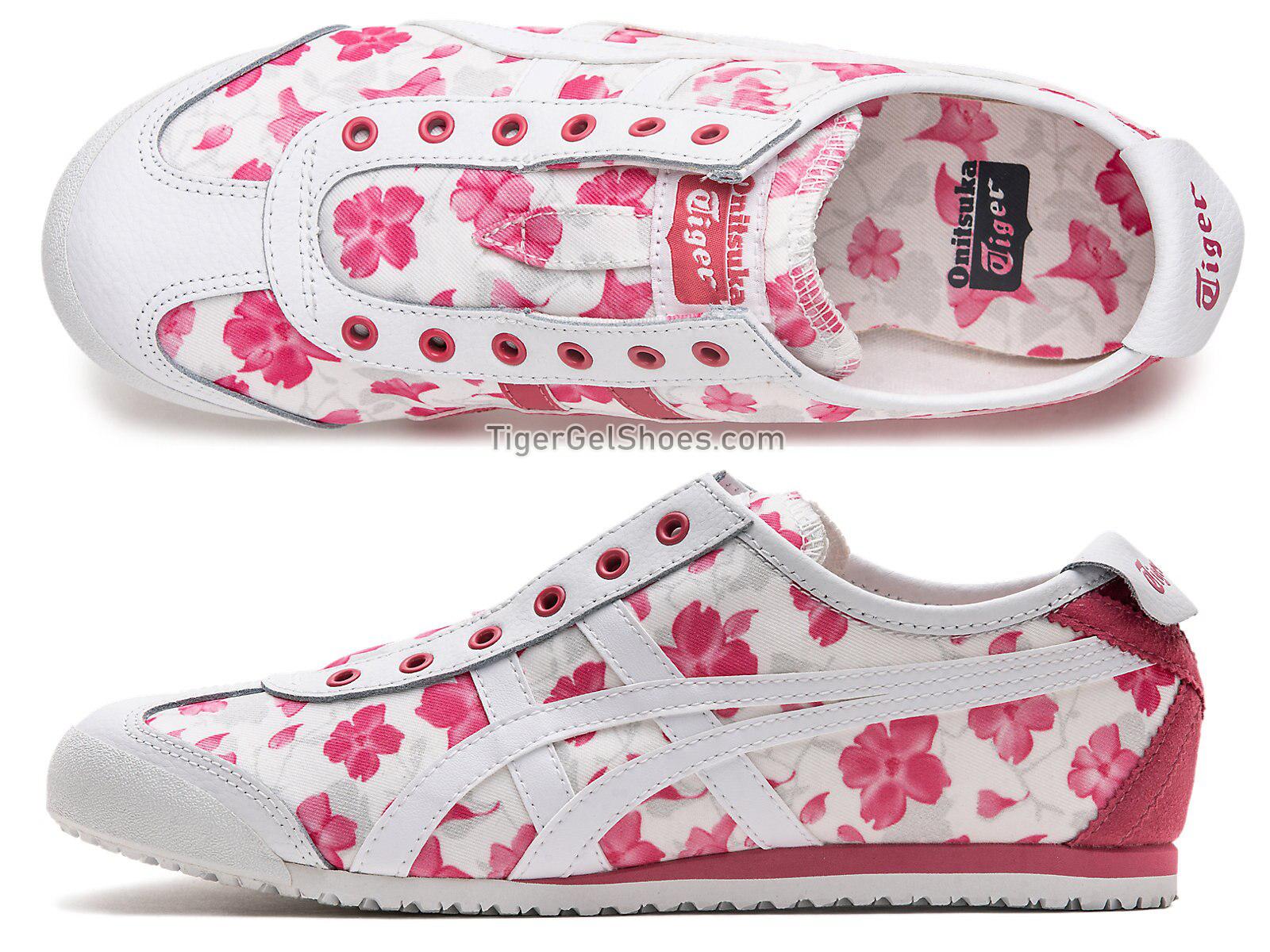 Onitsuka Tiger Mexico 66 SLIP-ON LITMUS PINK/WHITE 1183B430-700 Womens Shoes