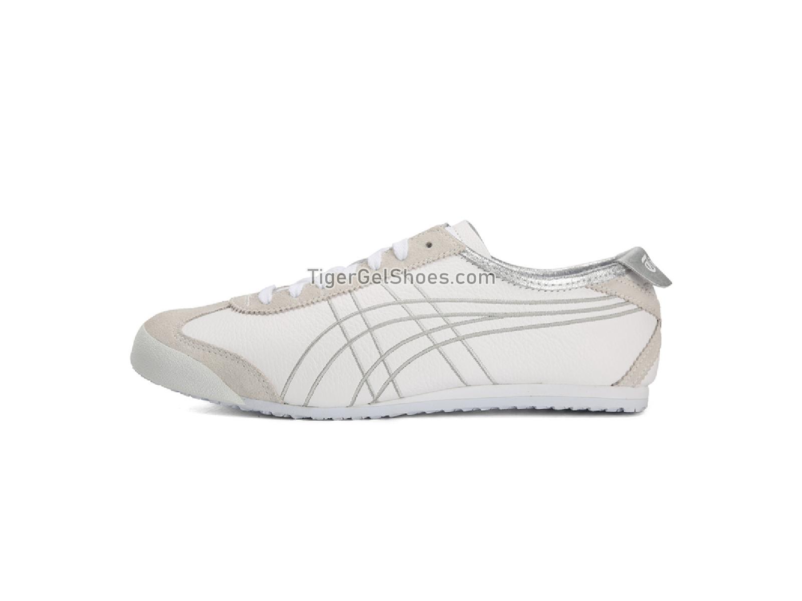 Onitsuka Tiger Mexico 66 WHITE/SILVER 1183A349-100 Mens Womens Shoes