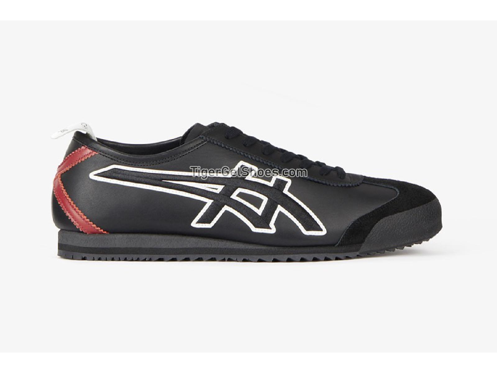 Onitsuka Tiger Mexico 66 GDX Black/Red 1183A623-001 Mens Womens Shoes