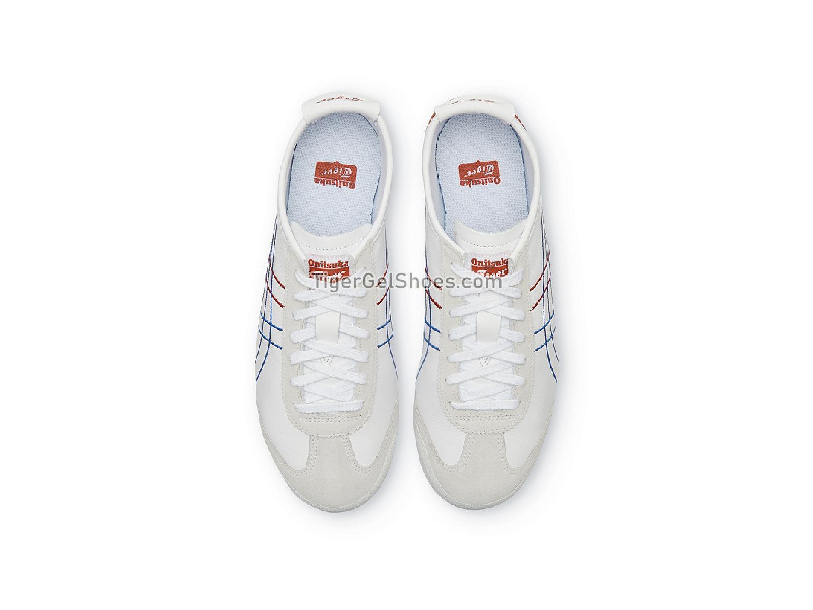 Onitsuka Tiger Mexico 66 White/Red/Blue 1183A650-102 Mens Womens Shoes