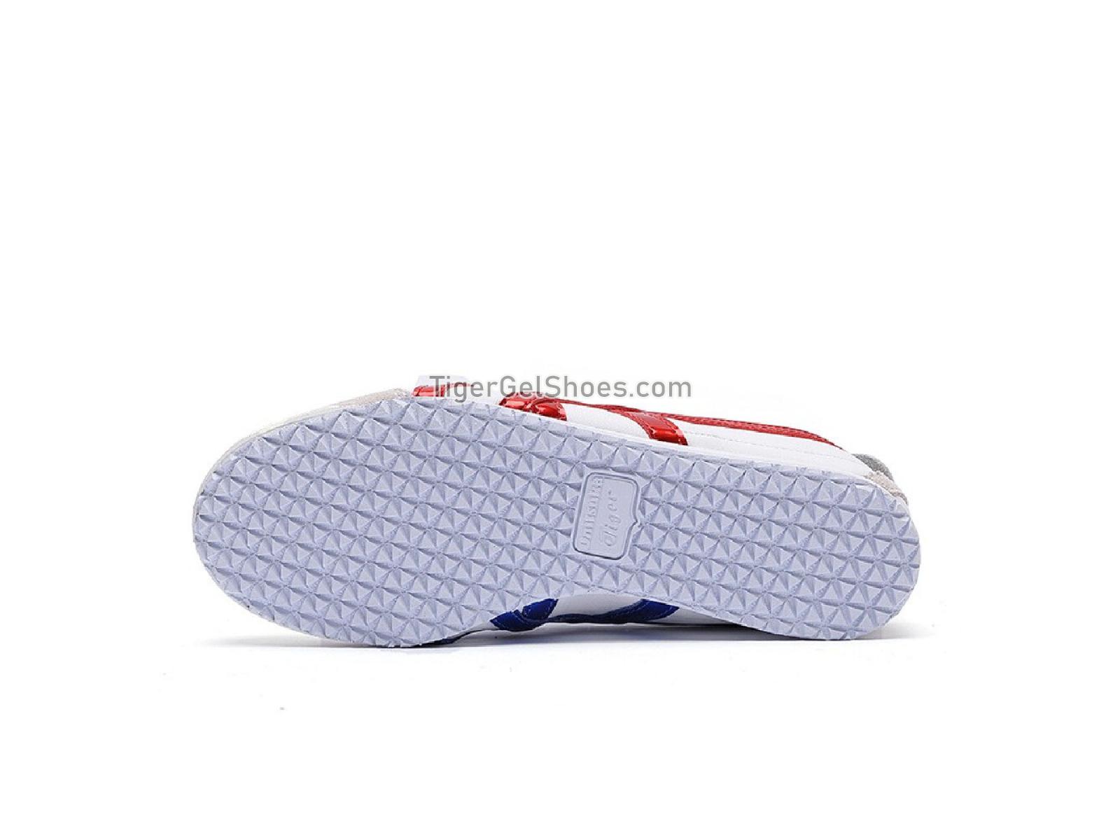 Onitsuka Tiger Mexico 66 White/Blue/Red Blue Red 1183A656-100 Mens Womens Shoes