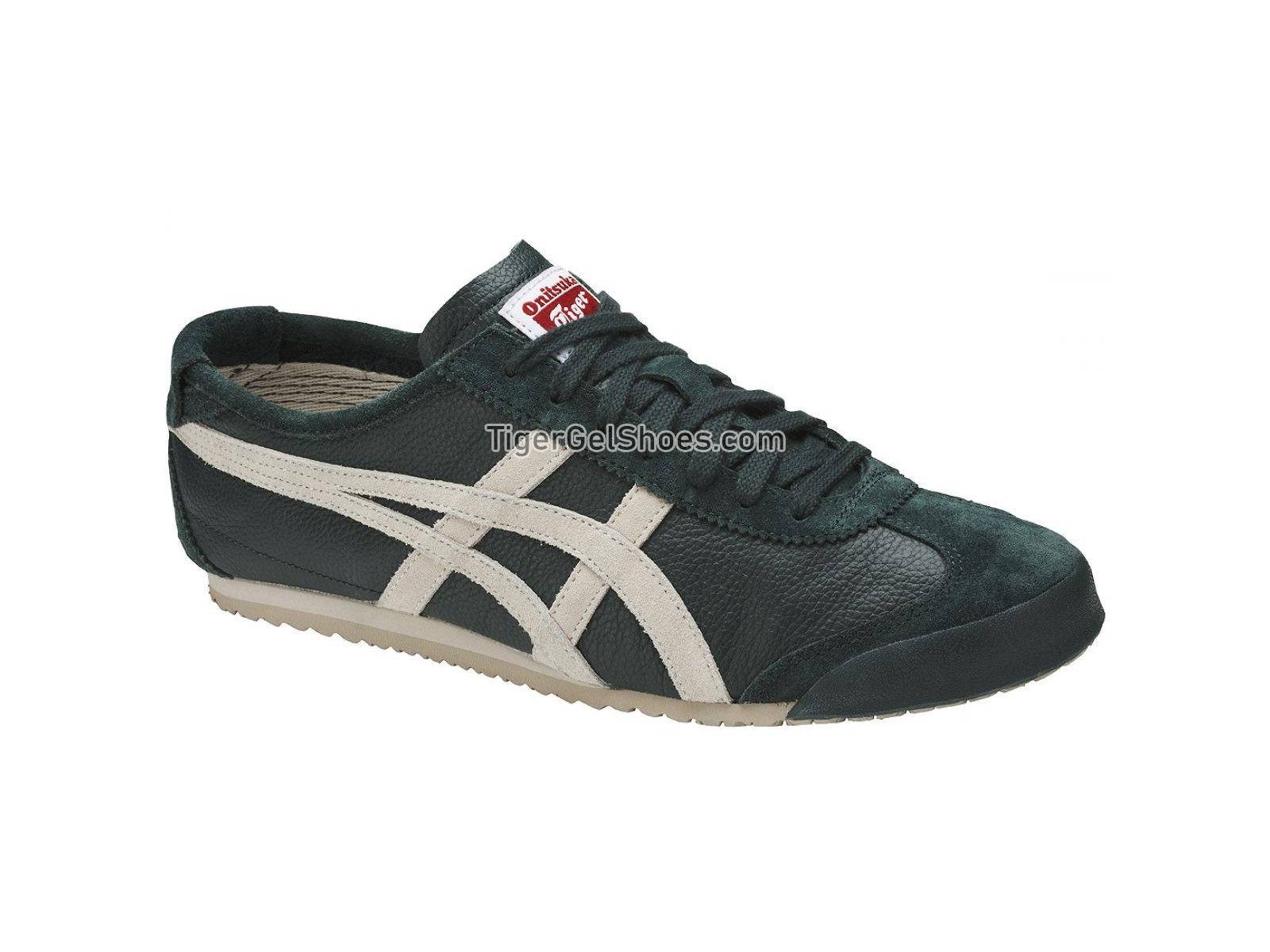 Onitsuka Tiger Mexico 66 Dark Green/Grey D2J4L-8502 Mens Womens Shoes