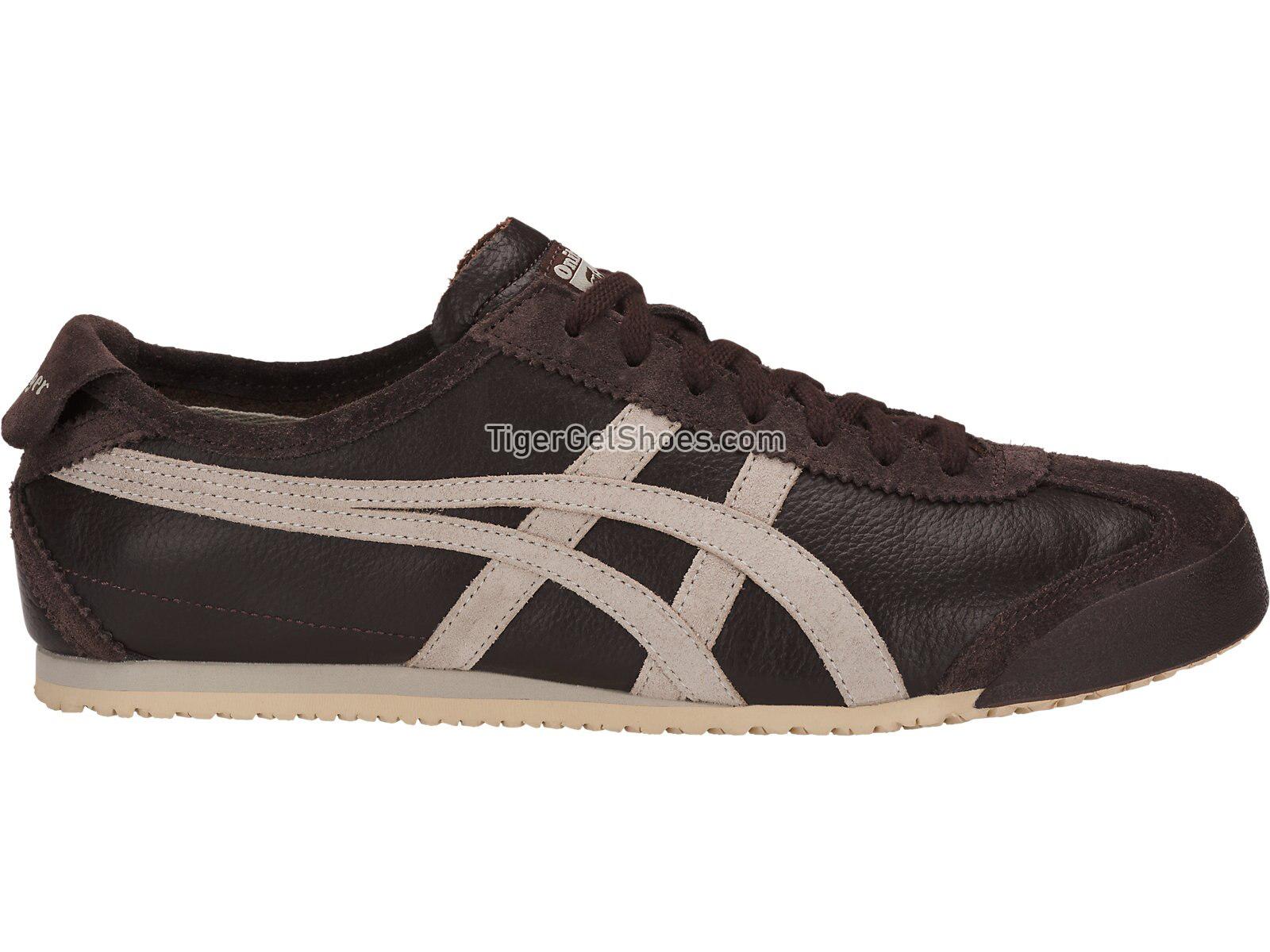 Onitsuka Tiger Mexico 66 COFFEE/FEATHER GREY  D2J4L-2912 Mens Womens Shoes