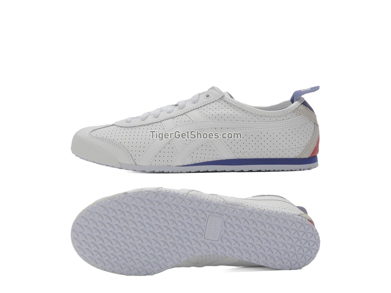 Onitsuka Tiger Mexico 66 WHITE/BLUE D4J2K-0101 Mens Womens Shoes