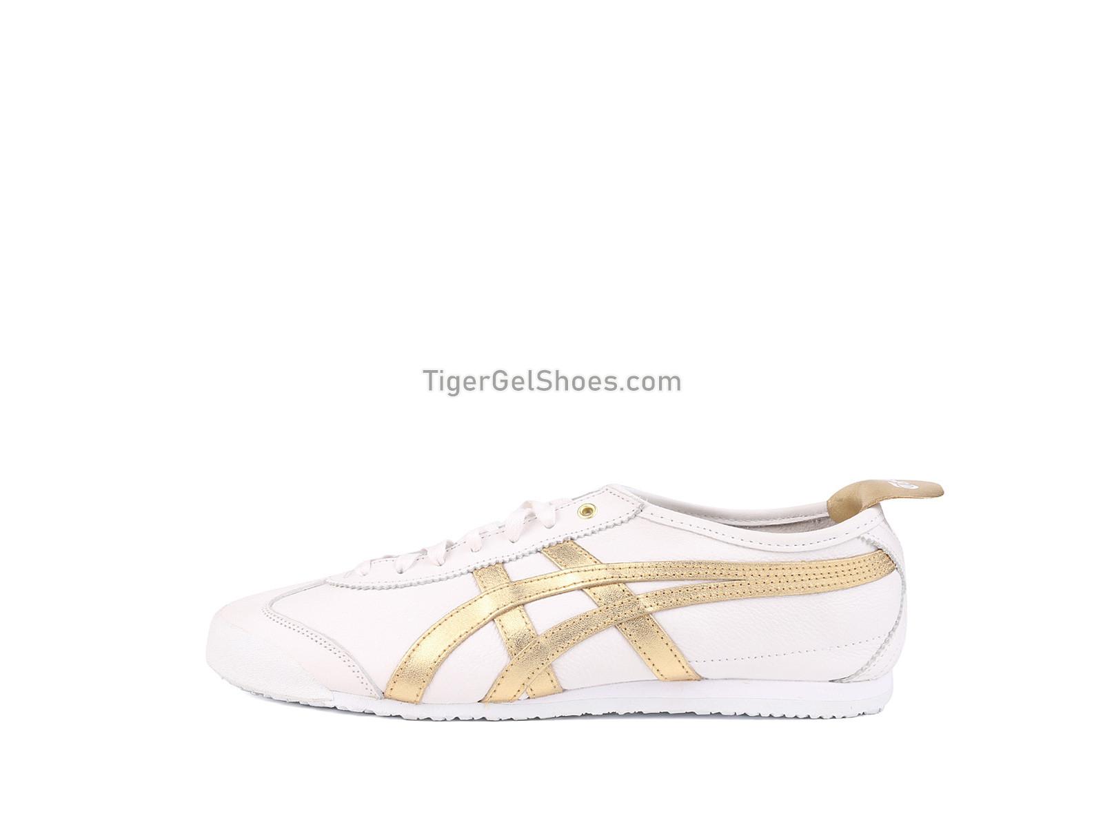 Onitsuka Tiger Mexico 66 White/Gold D508K-0194 Mens Womens Shoes