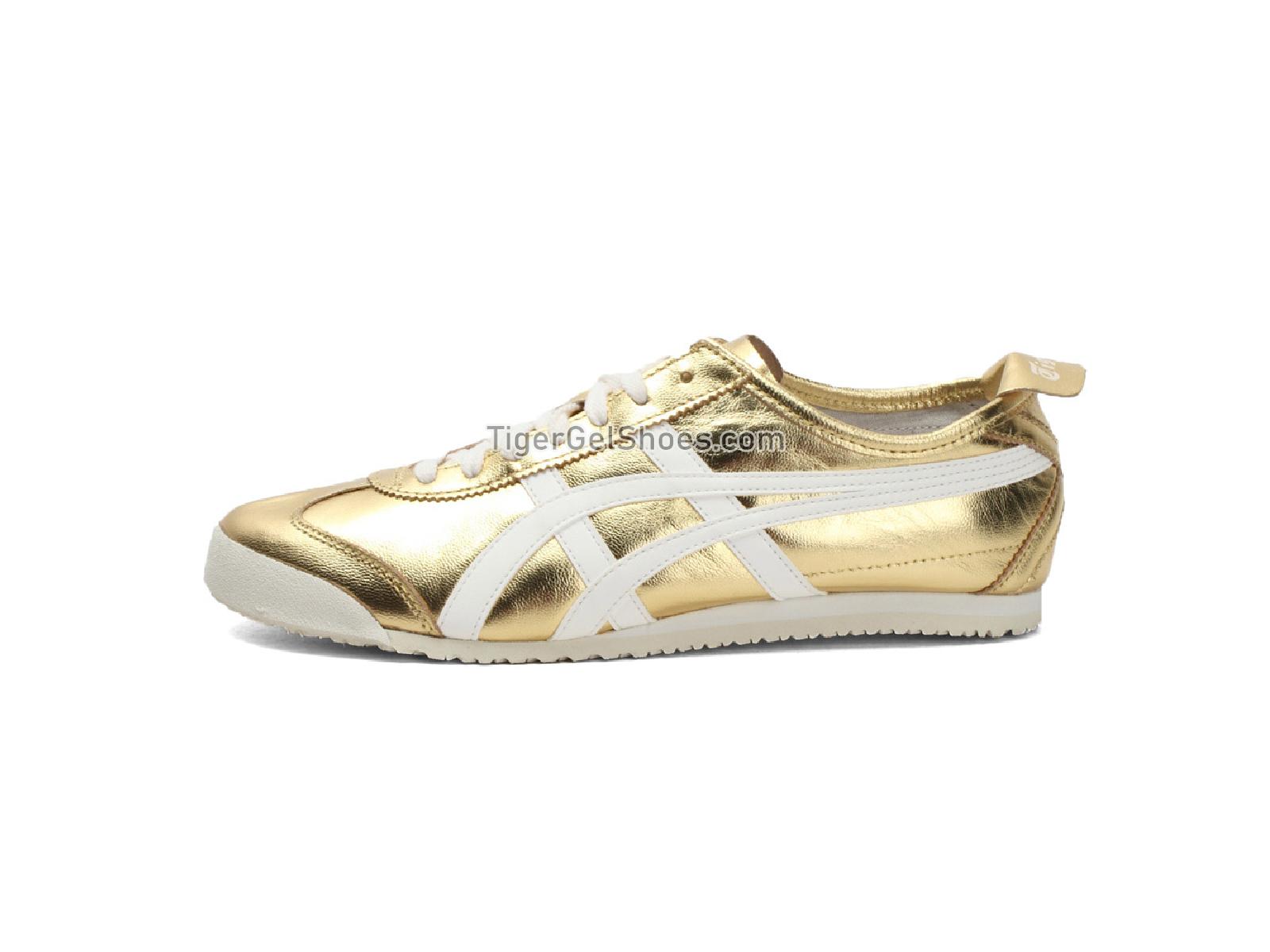 Onitsuka Tiger MEXICO 66 Gold/White THL7C2-9401 Mens Womens Shoes
