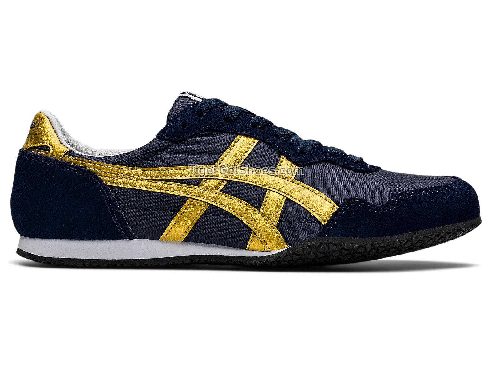 Onitsuka Tiger Serrano Midnight/pure Gold 1183b400-400 Mens Womens Shoes
