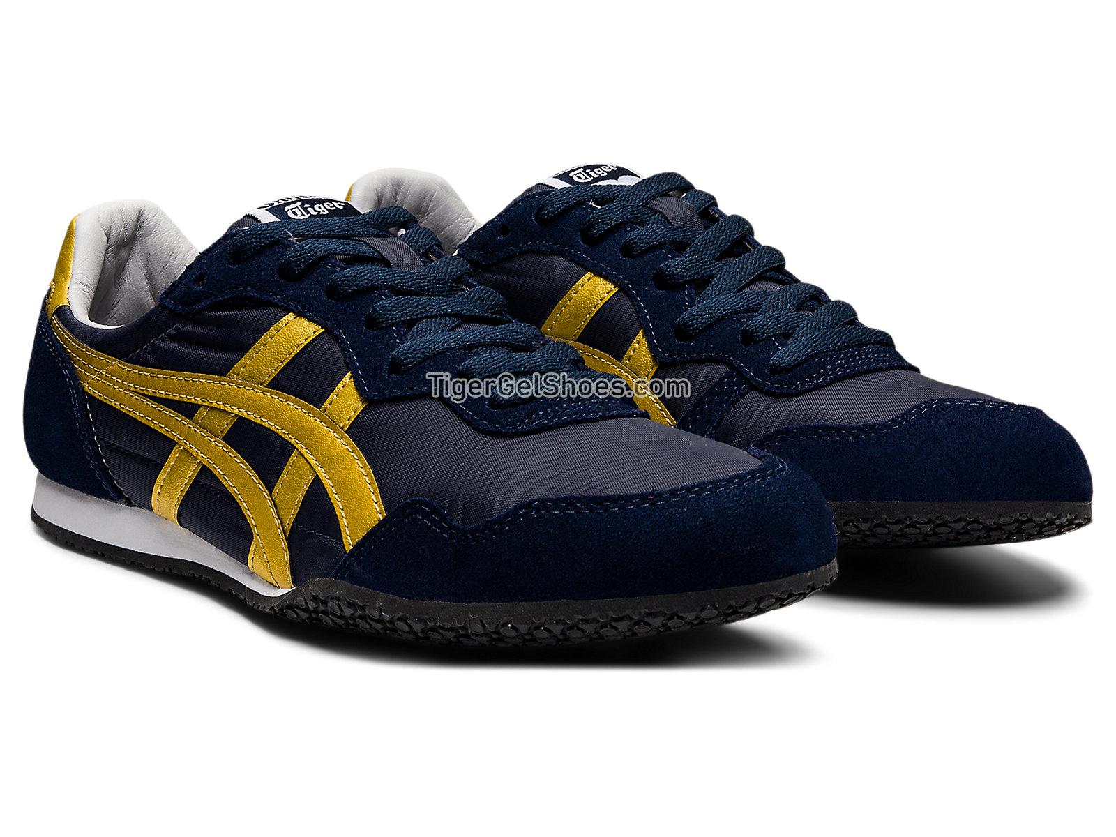 Onitsuka Tiger Serrano Midnight/pure Gold 1183b400-400 Mens Womens Shoes