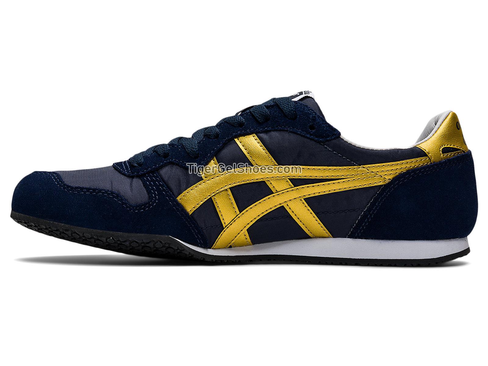 Onitsuka Tiger Serrano Midnight/pure Gold 1183b400-400 Mens Womens Shoes