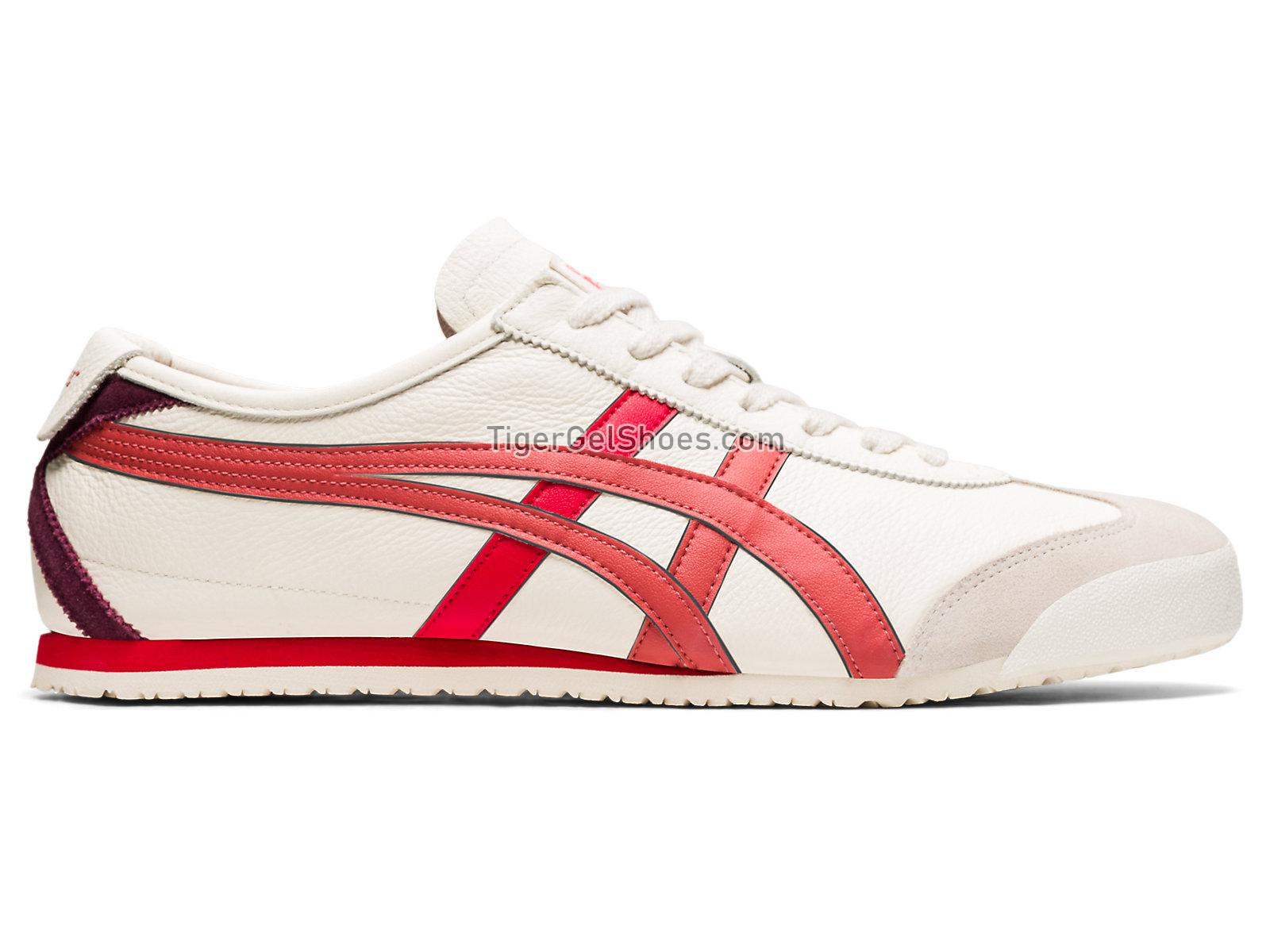 Onitsuka Tiger Mexico 66 Cream/red Brick 1183a201-109 Mens Womens Shoes